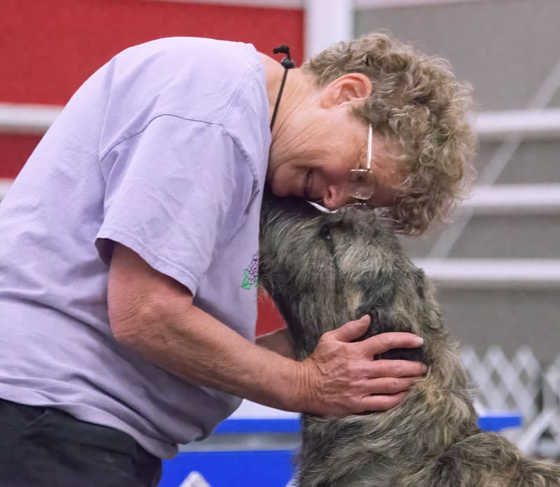 Frances with Hound